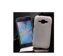 Силиконов гръб ТПУ мат за Samsung Galaxy J1 J100F бял прозрачен